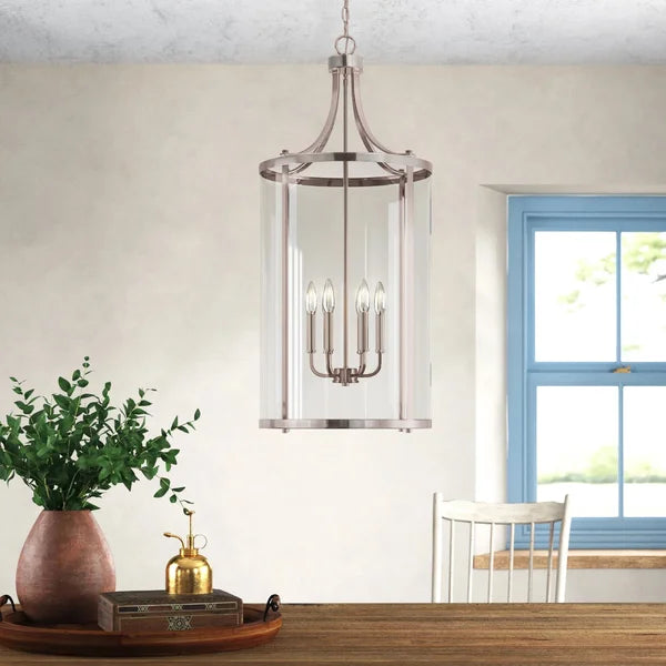 Wayland 6 - Light Lantern Geometric Chandelier
