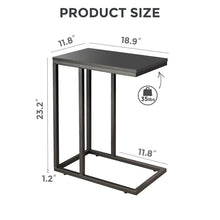 Load image into Gallery viewer, Black Waynesboro Tray Top C End Table 429AH
