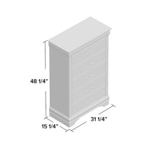 Load image into Gallery viewer, Waynesburg 5 Drawer Chest Gray 3507RR
