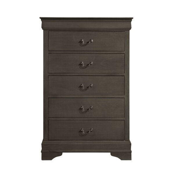 Waynesburg 5 Drawer Chest Gray 3507RR