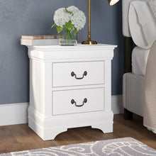 Load image into Gallery viewer, White Waynesburg Solid Wood Nightstand
