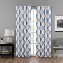 Load image into Gallery viewer, Weekley Geometric Room Darkening Thermal Single Curtain Panel GL262
