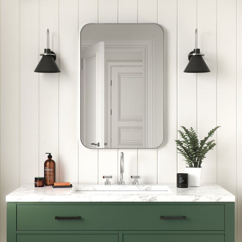 Weeksville Modern & Contemporary Bathroom / Vanity Mirror 24 x 36