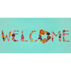 Welcome by Eli Halpin - Wrapped Canvas Painting 12 x 24 x 1.5