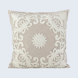 Wells Cotton Floral Throw Pillow GL357