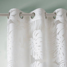 Load image into Gallery viewer, Welton Floral Sheer Grommet Single Curtain Panel
