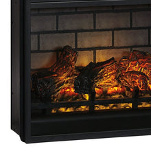 Load image into Gallery viewer, 20.13&quot; H x 23.75&quot; W x 8.75&quot; D Black Wes Hampton Electric Fireplace Insert (SB653)

