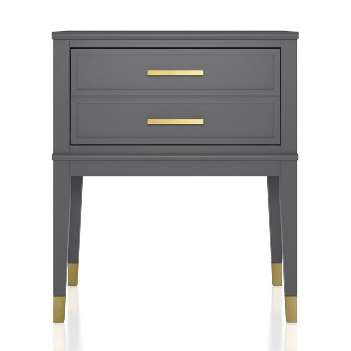 Gray Westerleigh 1 - Drawer Nightstand (SB1673)