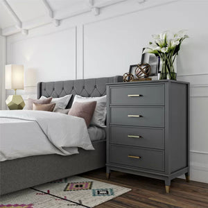 Graphite Gray Westerleigh 4 Drawer 29.68'' W Chest