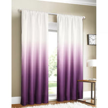 Load image into Gallery viewer, Wetterland Ombre Room Darkening Rod Pocket Curtain Panels (Set of 2)
