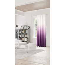Load image into Gallery viewer, Wetterland Ombre Room Darkening Rod Pocket Curtain Panels (Set of 2)
