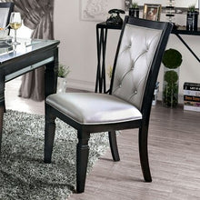 Load image into Gallery viewer, Wheeler Upholstered Dining Chair in Silver (Set of 2) - 650CE

