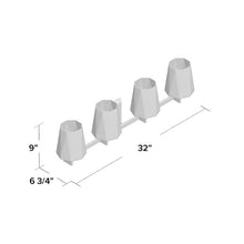 Load image into Gallery viewer, Whetsel 4-Light Vanity Light (LW260)

