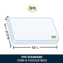 Load image into Gallery viewer, Standard Crib/Toddler White Whimsical 5&quot; Crib and Toddler Bed Mattress, #6230
