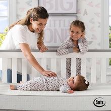 Load image into Gallery viewer, Standard Crib/Toddler White Whimsical 5&quot; Crib and Toddler Bed Mattress, #6230

