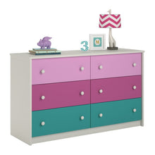 Load image into Gallery viewer, Nola 6 Double Dresser, Color: Whimsy, #6173
