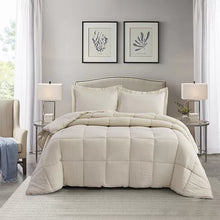 Load image into Gallery viewer, Queen Comforter + 2 Standard Shams Camel Whinney Pre-washed Microfiber Reversible 3 Piece Comforter Set
