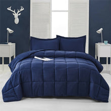 Load image into Gallery viewer, Whinney Pre-washed Microfiber Reversible 3 Piece Comforter Set Queen
