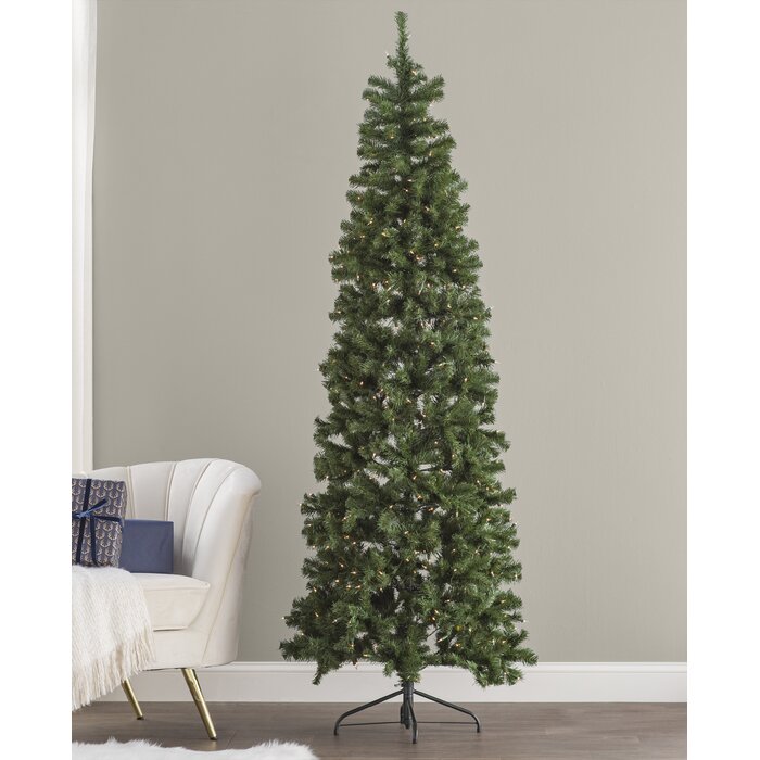North Valley Pencil Green Spruce Artificial Christmas Tree  AP403