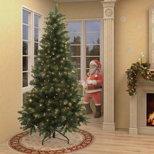 Load image into Gallery viewer, Green Spruce Artificial Christmas Tree with 300 Clear/White Lights #2232HW
