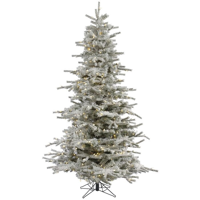 Sierra White Fir Artificial Christmas Tree with Clear/White Lights 6'H #2270HW