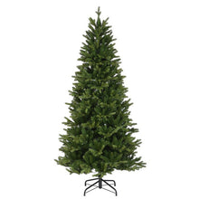 Load image into Gallery viewer, 7&#39;6&quot; Green Spruce Artificial Christmas Tree with 600 Clear/White Lights (SB949)
