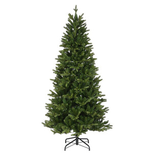 7'6" Green Spruce Artificial Christmas Tree with 600 Clear/White Lights (SB949)