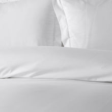 Load image into Gallery viewer, Full/Queen Duvet Cover + 2 Full Shams White Microfiber Duvet Cover Set 3130AH/GL
