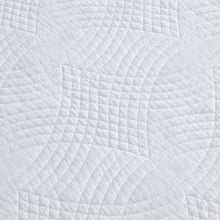 Load image into Gallery viewer, White Quilted Daybed Cover Set 4 Piece, Twin
