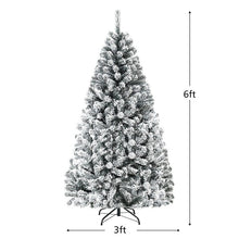 Load image into Gallery viewer, 6&#39; H White Realistic Artificial Pine Christmas Tree
