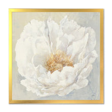 Load image into Gallery viewer, 30&quot; H x 30&quot; W x 1&quot; D White Serene Peony - Picture Frame Print on Canvas
