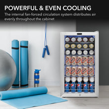Load image into Gallery viewer, 120 Cans Freestanding Beverage Refrigerator with Lock
