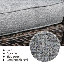 Load image into Gallery viewer, Wicker/Rattan 2- Person Swivel Seating Group With Cushions (Set of 2)
