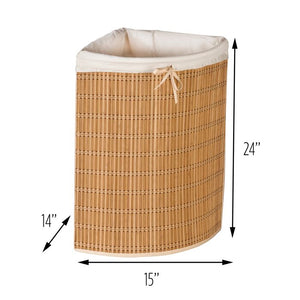 Espresso Wicker Laundry Hamper (SB1606)
