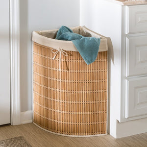 Espresso Wicker Laundry Hamper (SB1606)