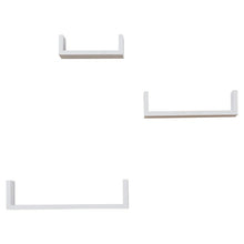 Load image into Gallery viewer, White Wickes 3 Piece Floating Shelf AP419
