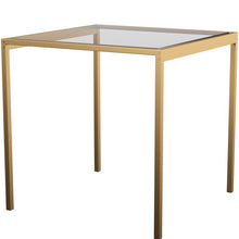 Load image into Gallery viewer, Wickliffe Glass Top End Table Gold(2436RR)
