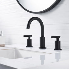 Load image into Gallery viewer, Widespread Bathroom Faucet with Drain Assembly
