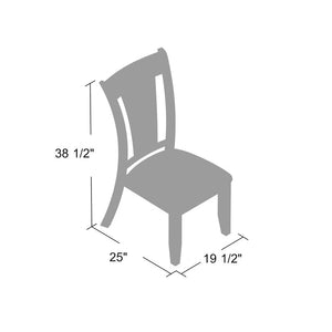 Wilburton Slat Back Side Chair (Set of 2)