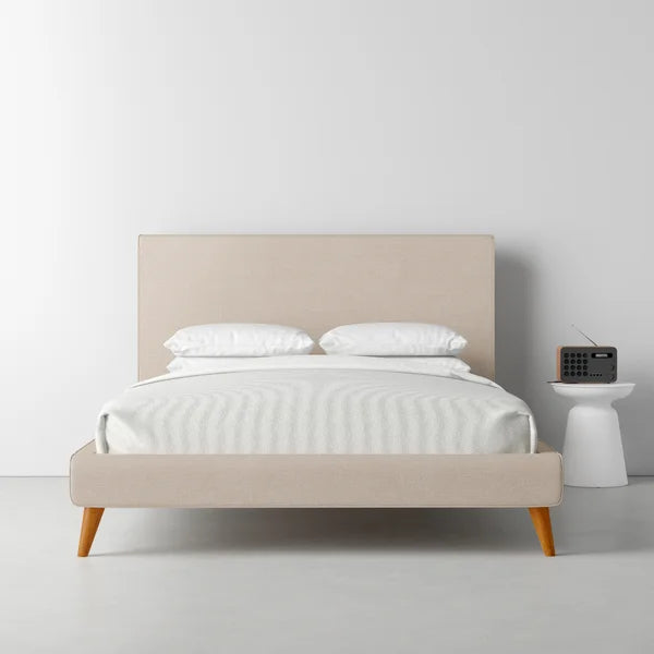 Williams Upholstered Low Profile Platform Bed - queen  - 2 BOXES
