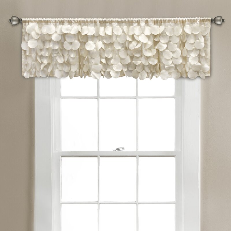 Willingham Solid Color Scalloped 70'' Window Valance CG153