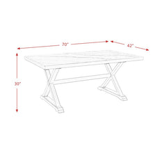 Load image into Gallery viewer, Willoughby 42&#39;&#39; Trestle Dining Table 5368RR
