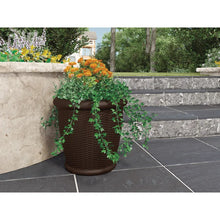 Load image into Gallery viewer, Willow 2-Piece Resin Pot Planter Set
