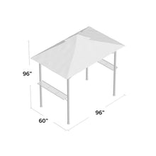 Load image into Gallery viewer, Winchelsea 8 Ft. W x 5 FT. D Metal Grill Gazebo Gazebo 2560CDR
