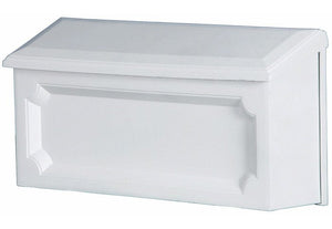 Windsor Small, Plastic, Wall Mount Mailbox, White - 483CE