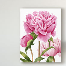 Load image into Gallery viewer, 24&quot; H x 18&quot; W x 2&quot; D Winsome Peonies II by Grace Popp - Painting on Canvas
