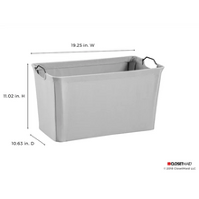 Load image into Gallery viewer, Wire Frame Fabric Storage Bin, set of 4
