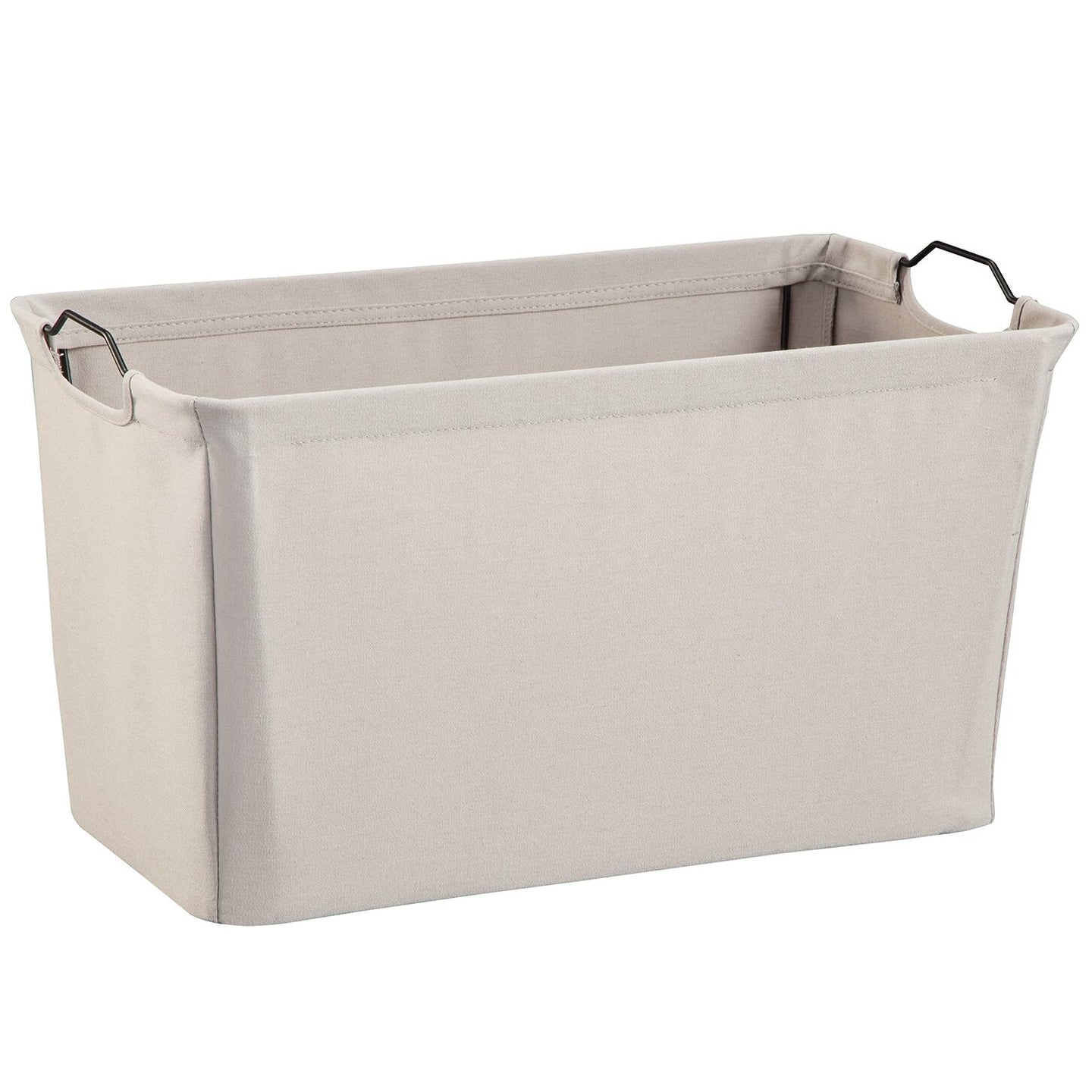 Wire Frame Fabric Storage Bin set of 3 4869RR