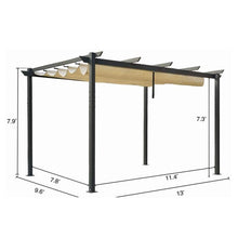 Load image into Gallery viewer, Wirksworth Metal Pergola with Canopy 2435CDR
