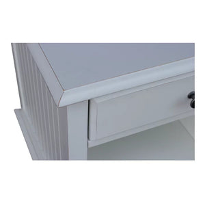 Witherspoon 27.1'' Tall Solid Wood End Table with Storage